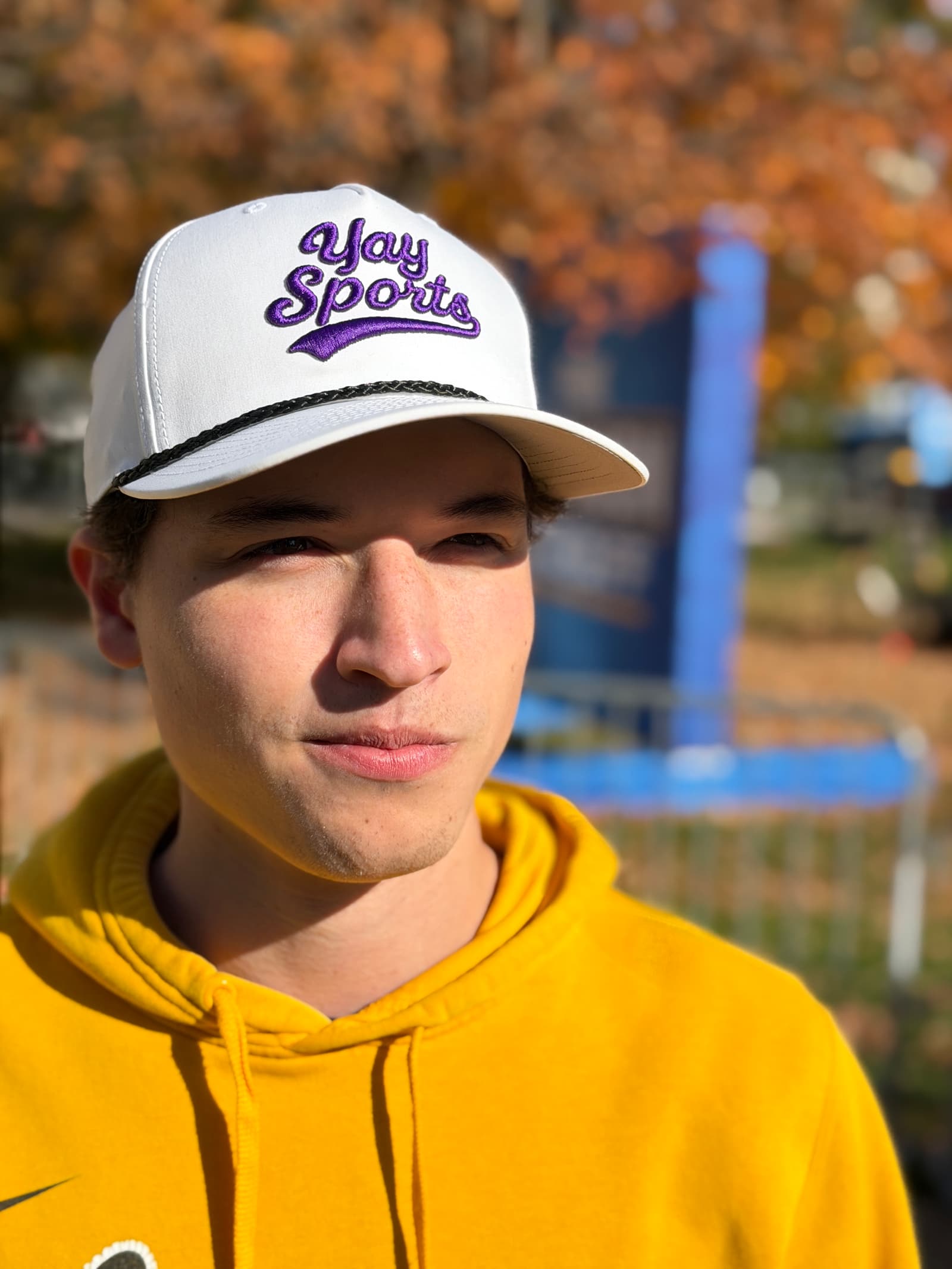 First Team White & Purple Game Day Rope Hat thumbnail 4
