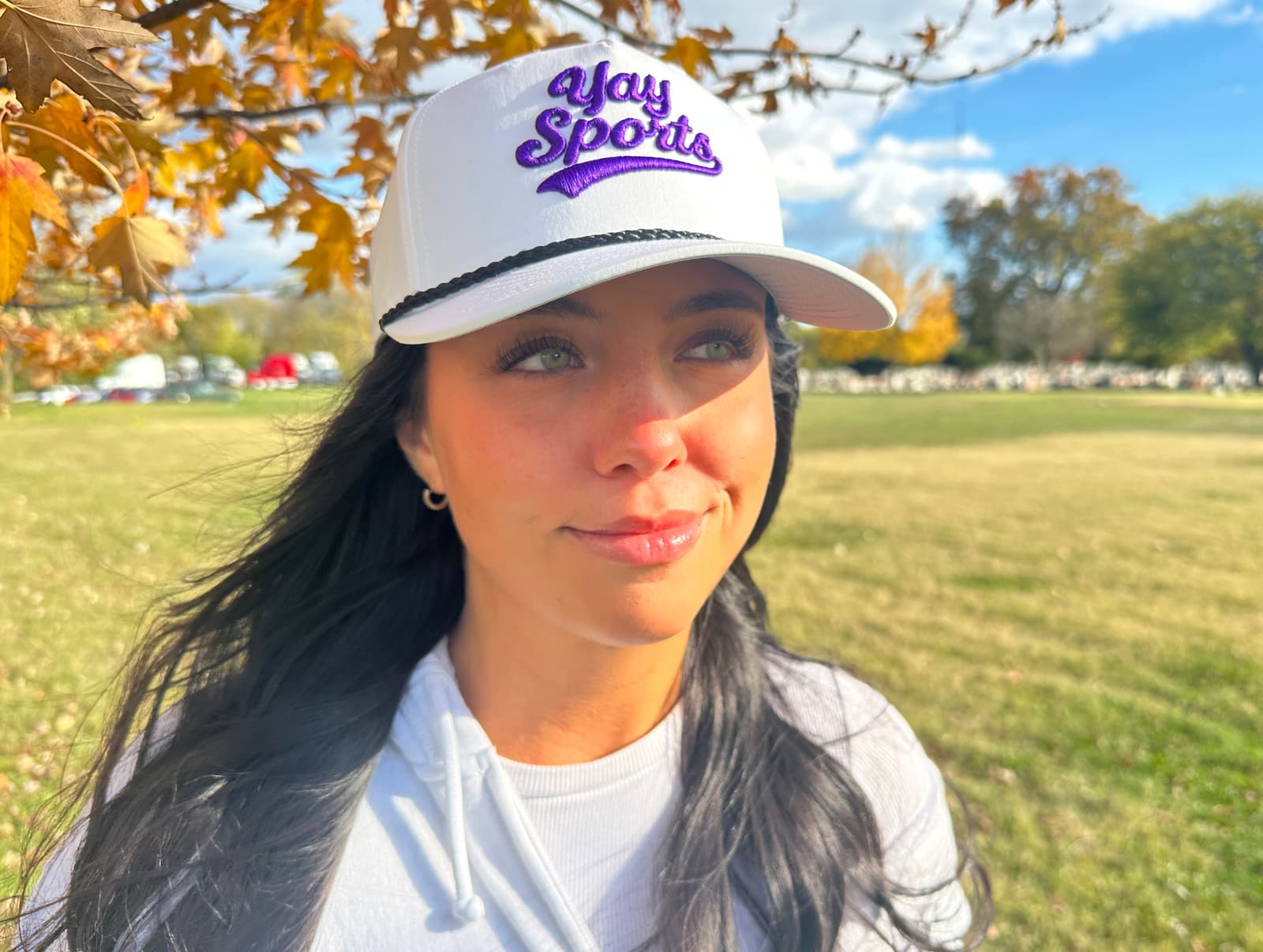 First Team White & Purple Game Day Rope Hat thumbnail 7