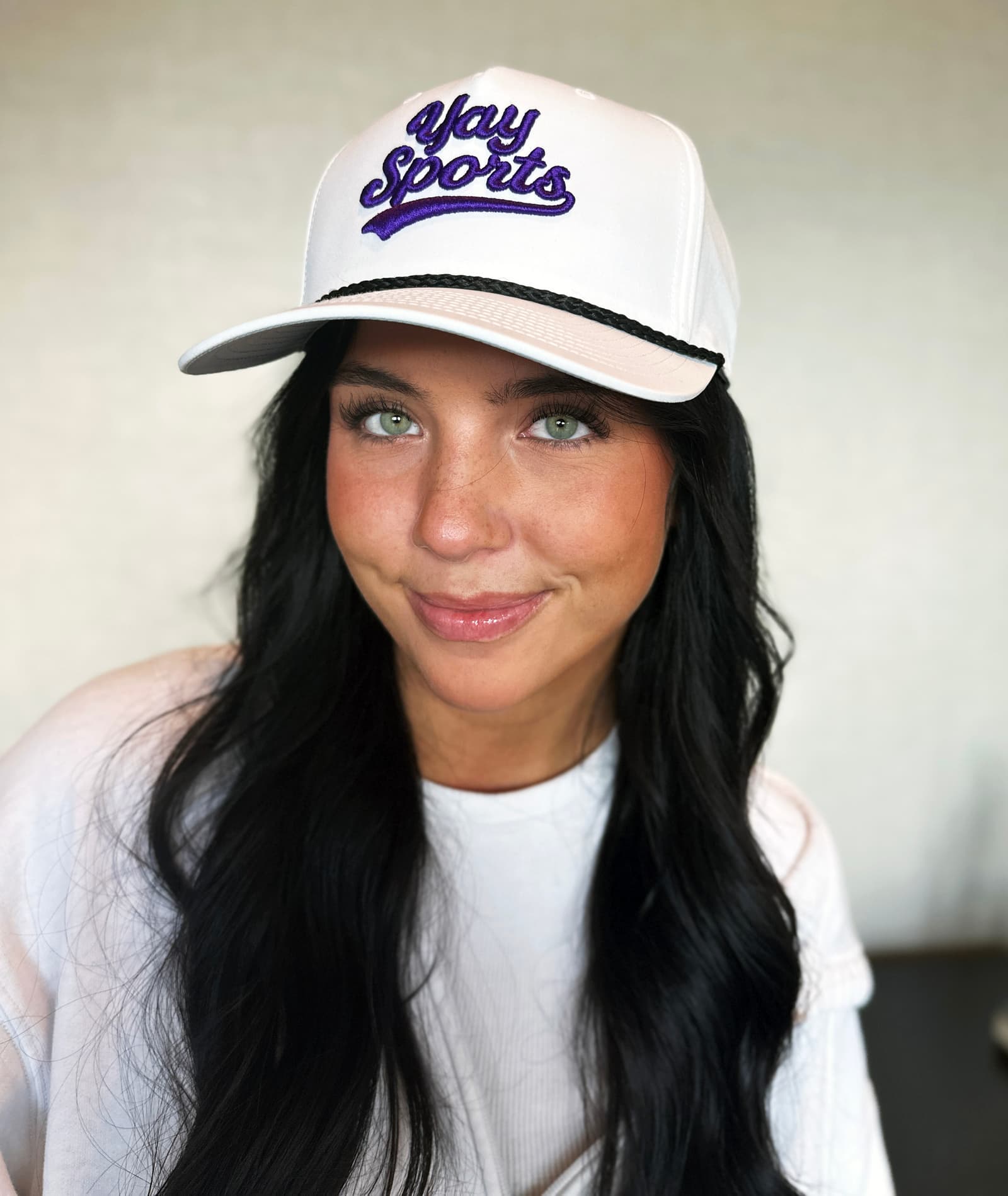 First Team White & Purple Game Day Rope Hat thumbnail 6