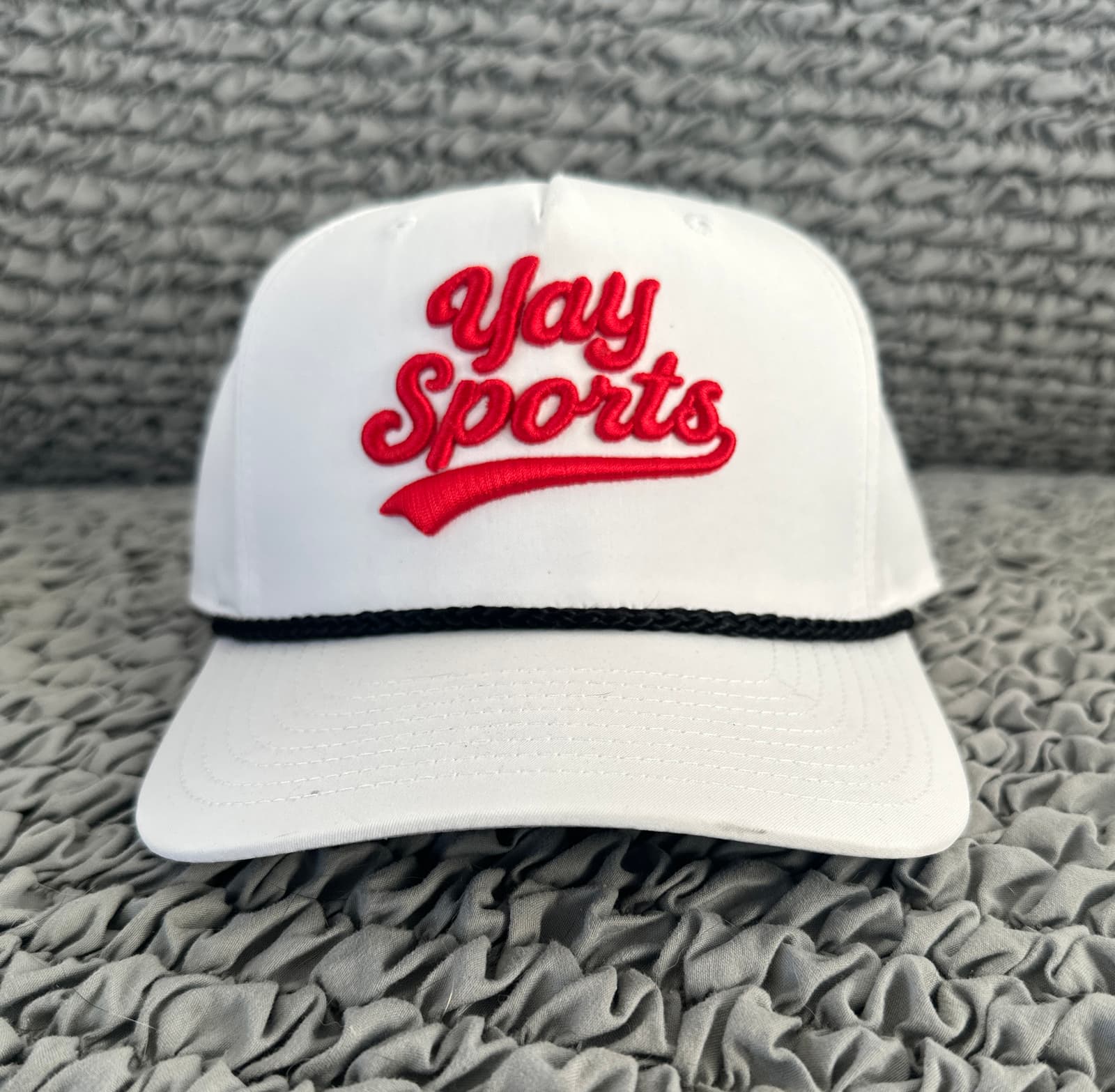 First Team White & Red Game Day Rope Hat thumbnail 4