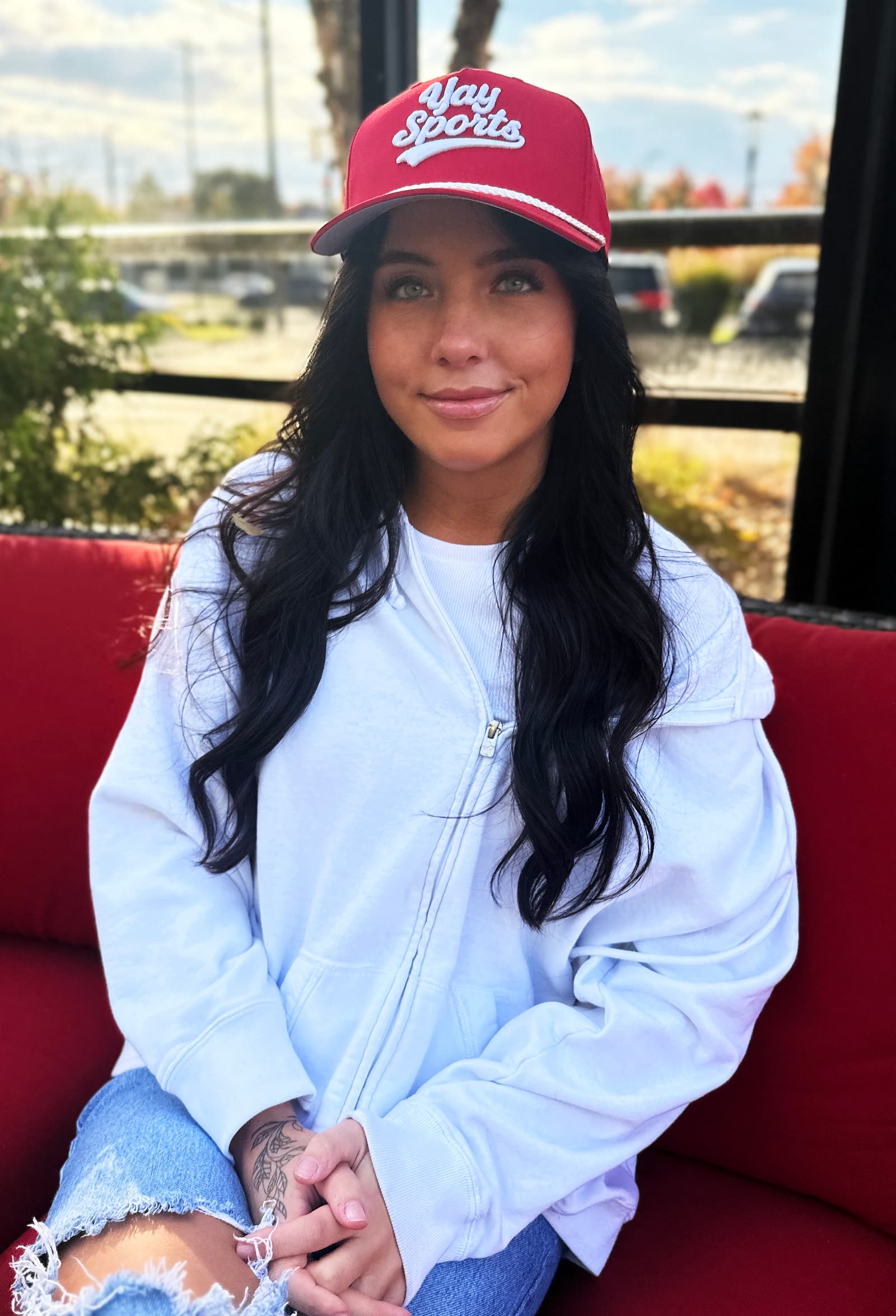 First Team Red & White Game Day Rope Hat thumbnail 4