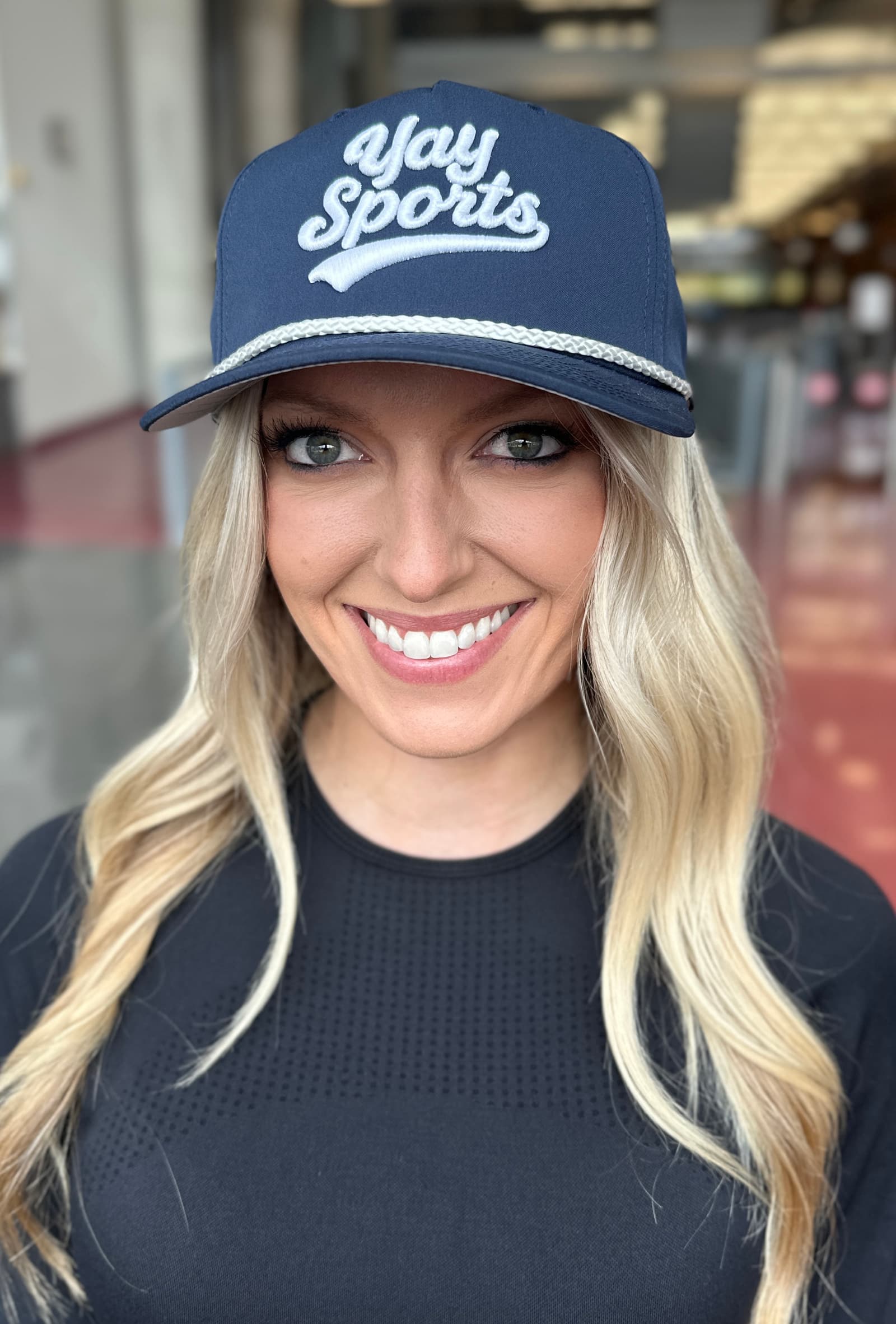 First Team Navy & White Game Day Rope Hat thumbnail 2