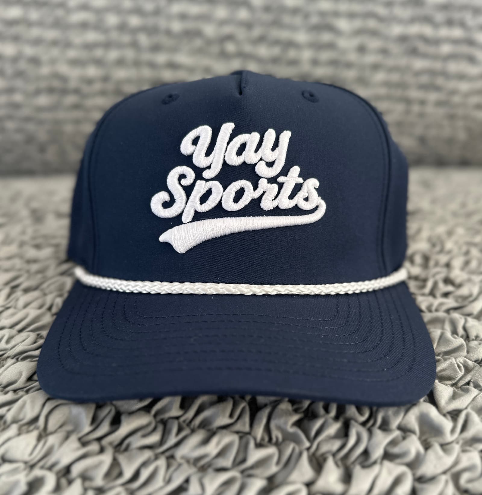 First Team Navy & White Game Day Rope Hat thumbnail 7