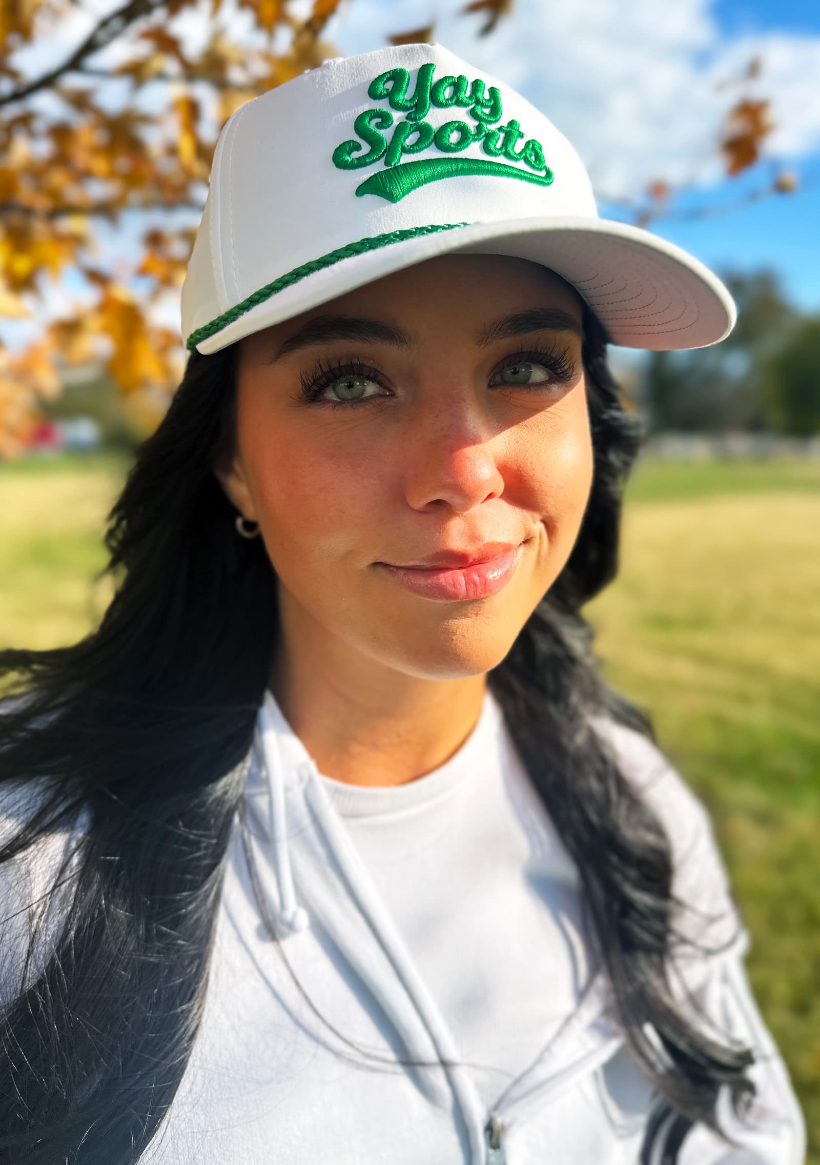 First Team White & Green Game Day Rope Hat thumbnail 3