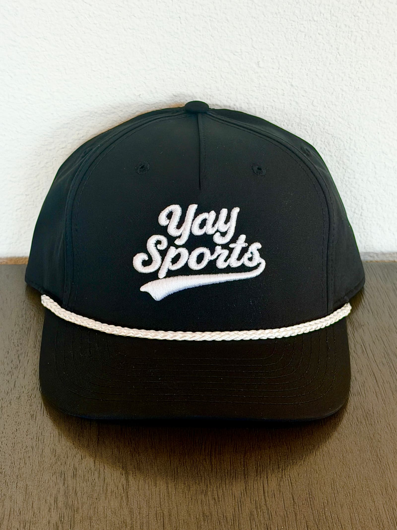 First Team Black & White Game Day Rope Hat